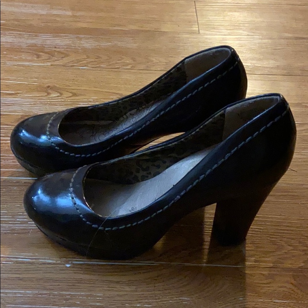Brown heels